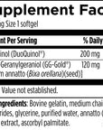 Ubiquinol CoQnol™ 200 mg, 60 cápsulas