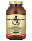 Omega 3 EPA y DHA 950 mg, 100 cápsulas
