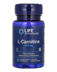 L-Carnitina 500 mg, 30 cápsulas