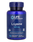 L-lisina 620 mg, 100 cápsulas