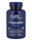 L-Triptófano 500 mg, 90 cápsulas