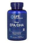 Mega EPA/DHA 120 (Aceite de Pescado), 120 cápsulas
