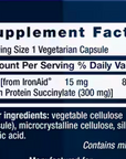 Hierro Plus 300 mg (100 veg caps), Life Extension