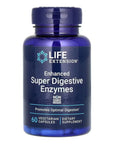 Enzimas súper digestivas mejoradas, 60 cápsulas