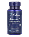 Tocoferoles y tocotrienoles mixtos gamma E, 60 cápsulas