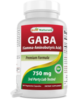 GABA 750 mg, 180 cápsulas