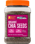 Organic Black Chia, 2 Libras
