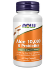 Aloe Vera 10 000 Mg & Probióticos, 60 Cápsulas