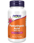 Ácido Pantoténico, 500 Mg 100 Cápsulas