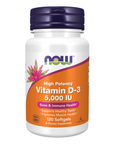 Vitamin D3, 5000 IU 120 Cápsulas
