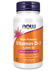 Vitamin D-3, 1000 IU 180 Cápsulas