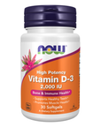 Vitamina D3, 2000 IU 30 Cápsulas