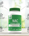 NAC, 600 Mg 60 Cápsulas