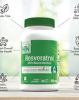 Resveratrol, 60 Cápsulas