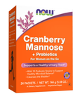Cranberry & Mannose con Probióticos, 24 Paquetes