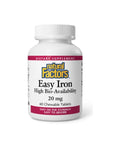 Hierro Facil Absorcion 20 mg Masticable (60 tabs), Natural Factors