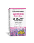Ultimate Probioticos para Mujeres de Uso Diario 25 Billones (30 vcap), Natural Factors