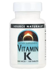 Vitamina K 500 mcg, 100 tabletas