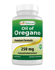 Aceite de orégano 250mg, 120 cápsulas