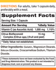 Vitamin C, 1000 Mg with Bioflavonoids, 100 Cápsulas