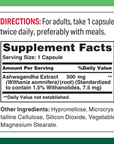 Ashwagandha, 500 Mg, 60 Cápsulas