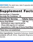 Horny Goat Weed, 1000 Mg, 90 Cápsulas