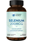 Selenium, 200 Mcg, 250 Tabletas