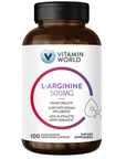 L-Arginine, 500 Mg, 100 Cápsulas