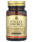 Folato 1000 mcg, 60 tabletas