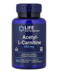Acetil-L-Carnitina 500 mg, 100 cápsulas