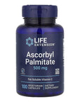 Palmitato de ascorbilo 500 mg, 100 cápsulas