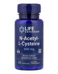 N-acetil-L-cisteína (NAC) 600 mg, 60 cápsulas