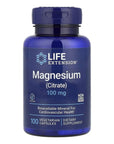 Magnesio (citrato) 100 mg, 100 cápsulas