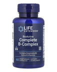 Complejo B completo bioactivo, 60 cápsulas