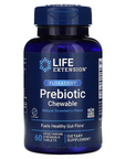 FLORASSIST® Prebiotico Sabor Fresa (60 tab vegs masticables), Life Extension