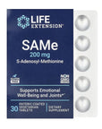 SAMe S-adenosil-metionina 200 mg, 30 tabletas