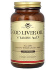 Cod Liver Oil Vitamina A & D, 250 cápsulas