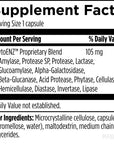 Fórmula Digestiva de Enzimas Vegetales, 90 cápsulas