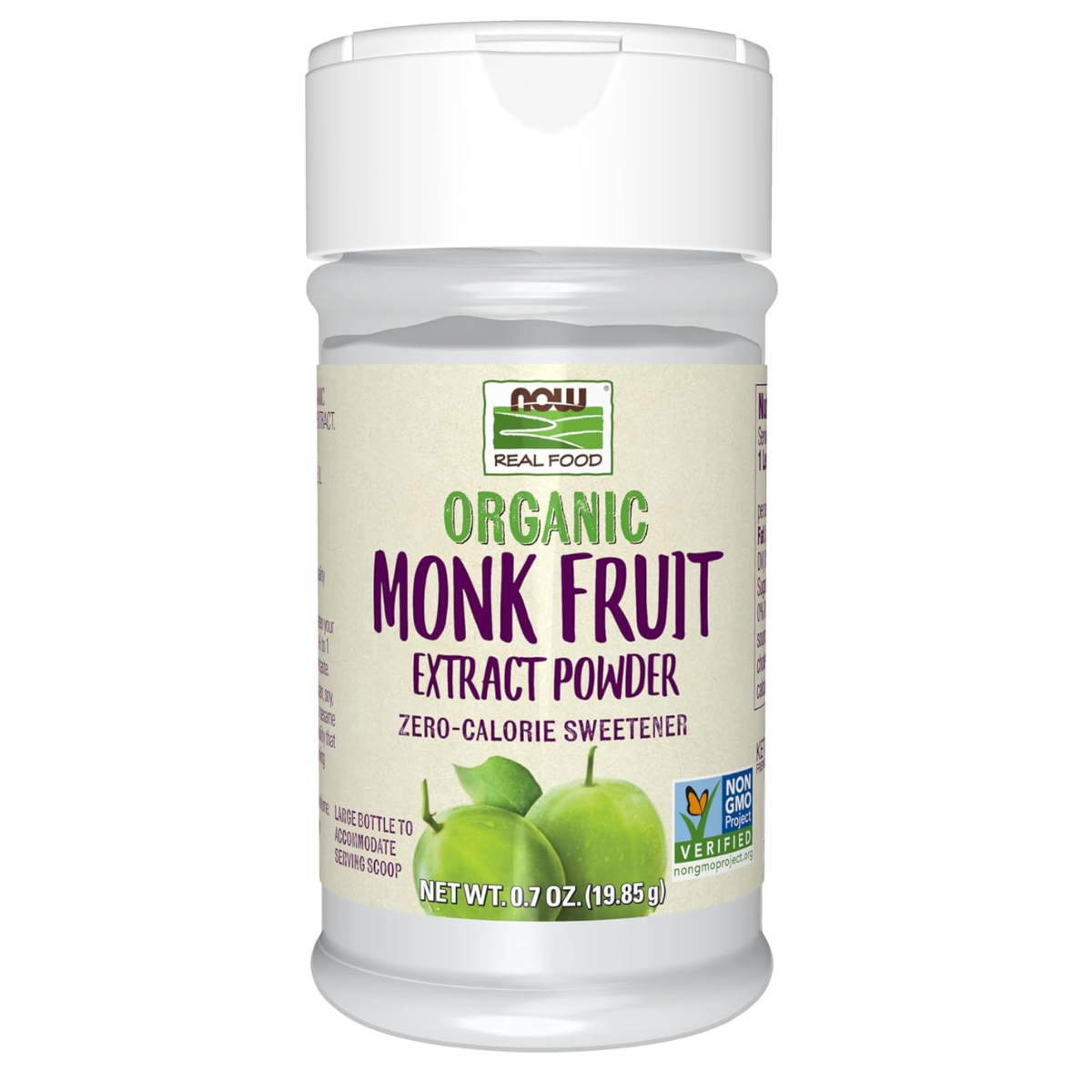 Organic Monk Fruit Powder, 0.7 Onzas