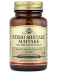Reishi Shiitake Maitake Mushroom Extract, 50 cápsulas