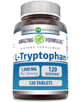 L-Triptófano 1000 mg, 120 tabletas