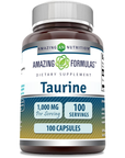 Taurina 1000 mg, 100 cápsulas