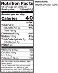 Organic Coconut Sugar, 1.5 Libras