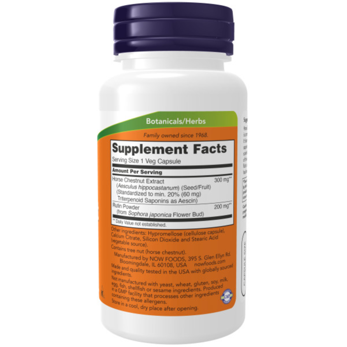 Horse Chestnut, 300 Mg, 90 Cápsulas
