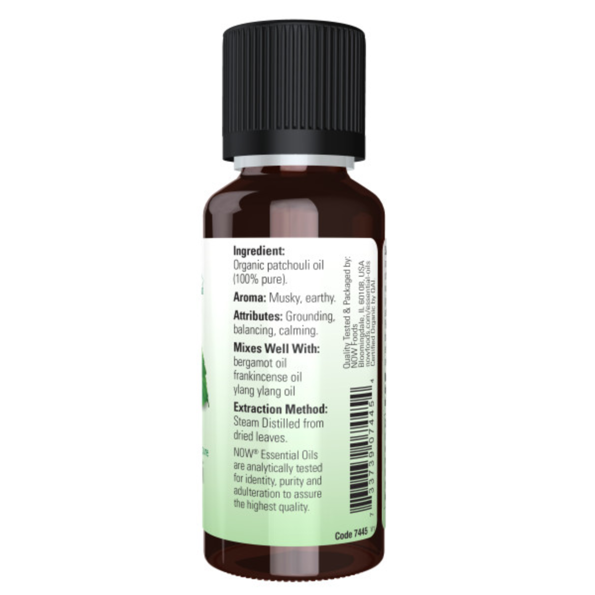 Pachuli Organico, 1 Onza