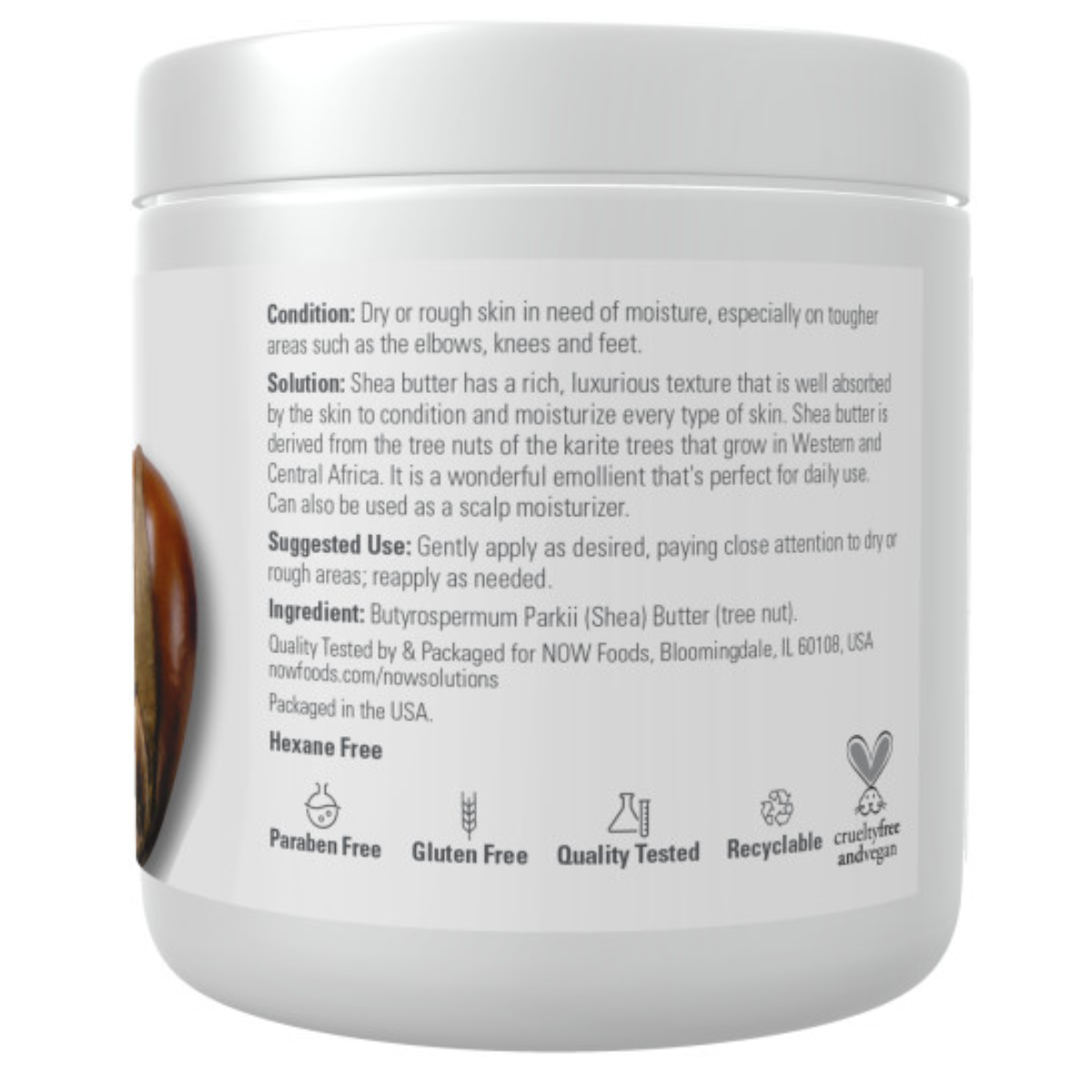 Shea Butter, 7 Onzas, 198 Gramos