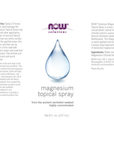 Magnesium Topical Spray, 8 Onzas
