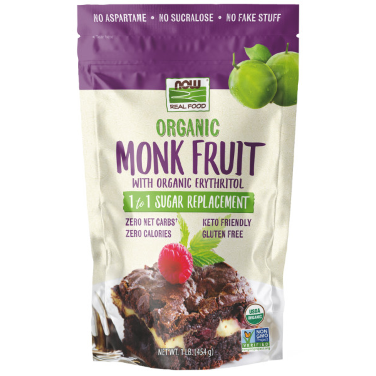 Organic Monk Fruit Powder, 1 Libra
