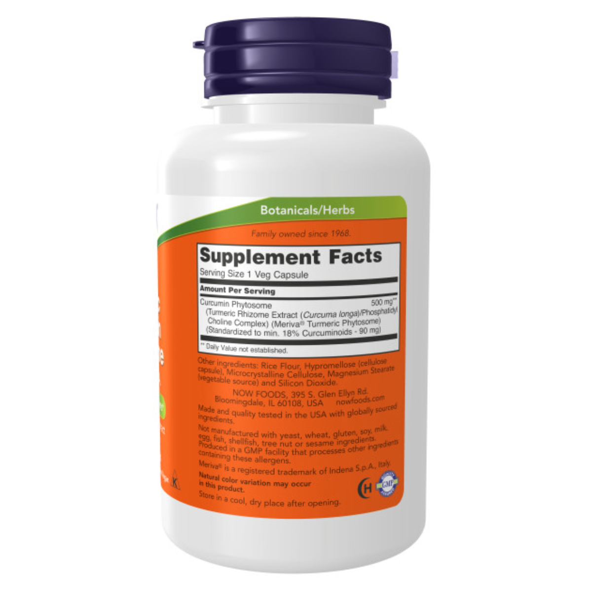 Curcumin Phytosome, 500 Mg, 60 Cápsulas