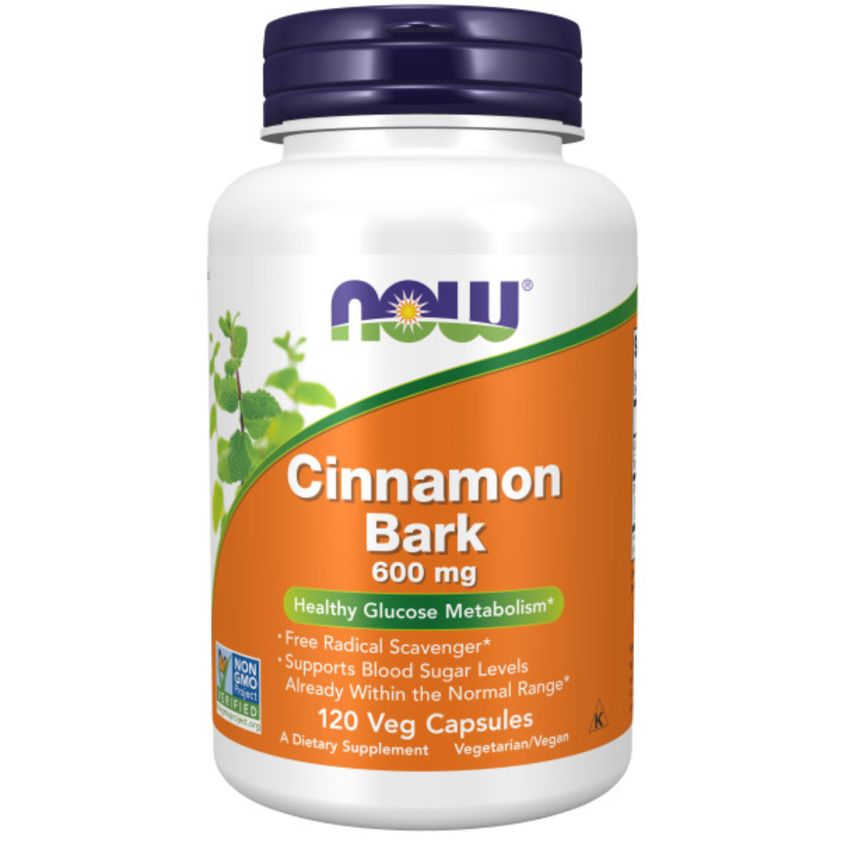 Cinnamon Bark, 600 Mg, 120 Cápsulas